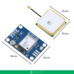 Modulo arduino Gps Ublox Neo6 Antena Activa Bateria