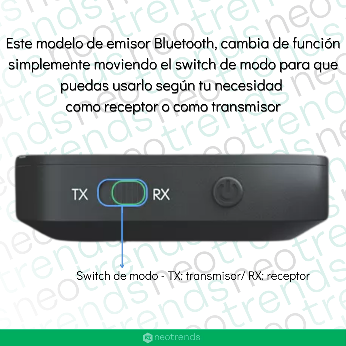 Emisor Transmisor Receptor Bluetooth Audio Tv Smart Usb